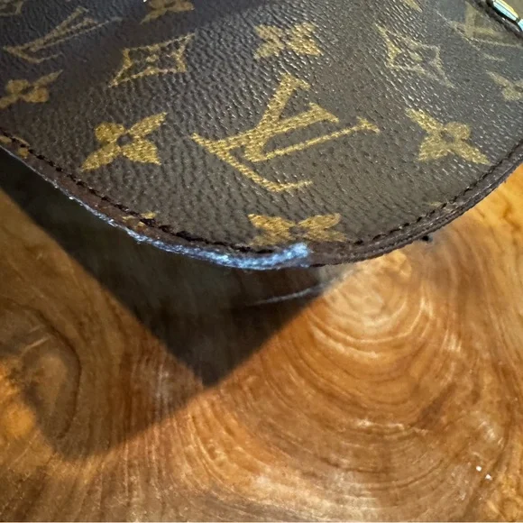 Louis Vuitton Monogram Insert Pouch (Randonne) Purse Brown/converted Crossbody - Picture 10 of 12